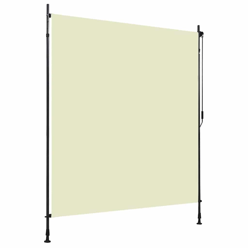 vidaXL Persiana enrollable exterior tela acero 200x270 cm Multicolor