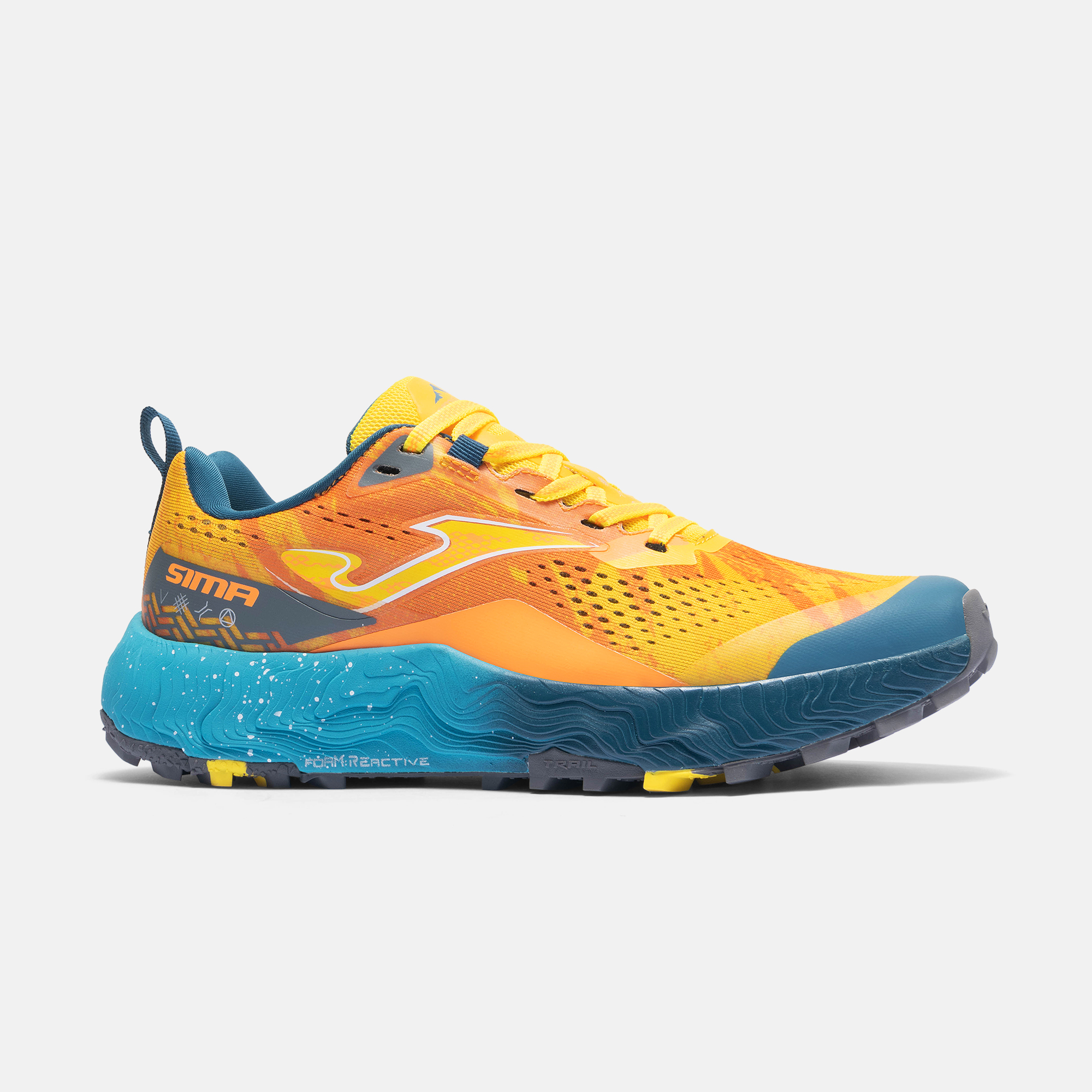Zapatilla Trail Hombre Joma Sima 2628 Naranja Transpirable
