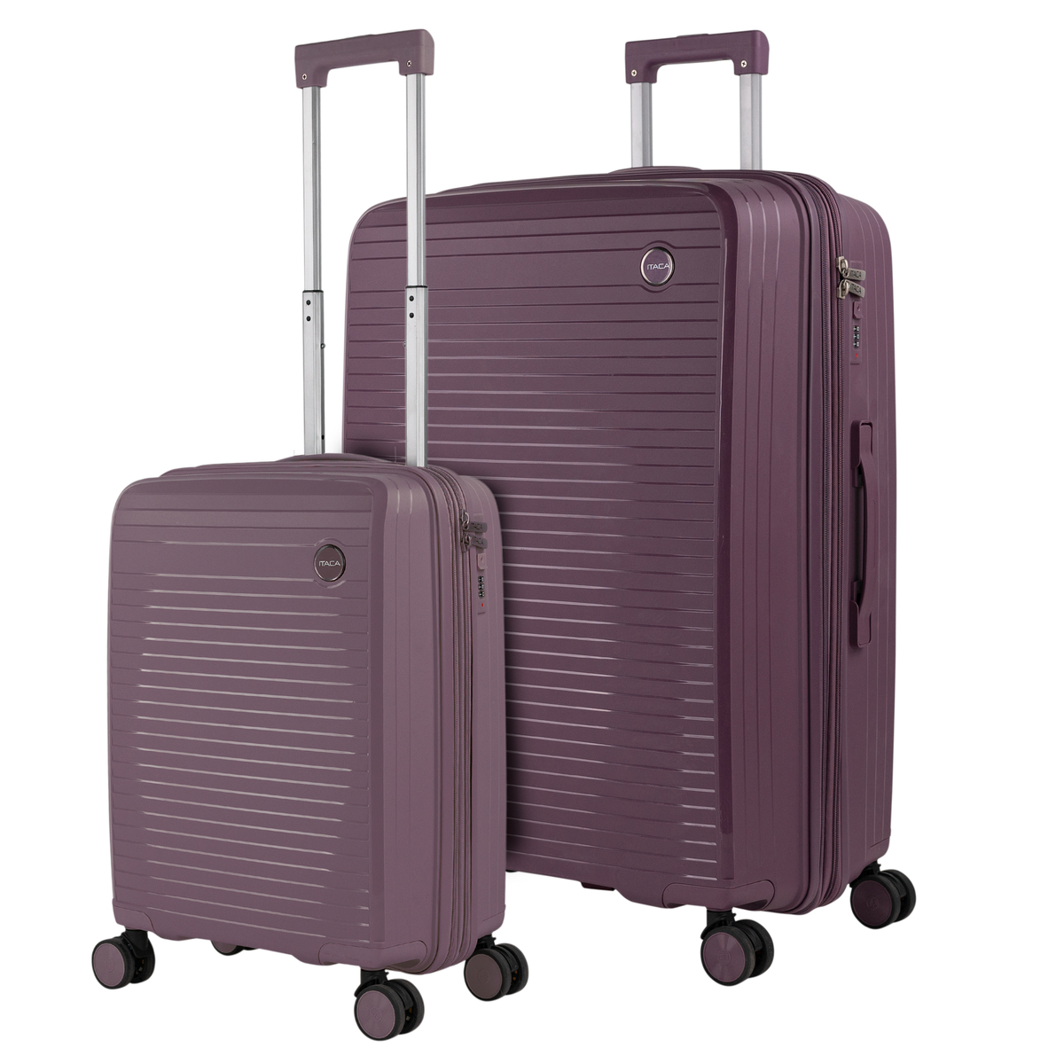 Itaca - Itaca Juego De Maletas De Viaje Rígidas Cabina Mediana Grande Ligeras Con Ruedas 360º Conjunto Equipaje Con Candado De Combinación Set Ideal Para Viajeros Exigentes. Extensible