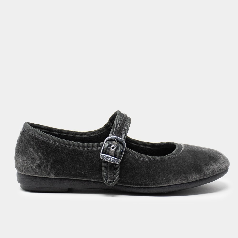 Zapatillas de lona mujer VULLADI 5409-032 MERCEDES TERCIPELO GRIS 24337 XL