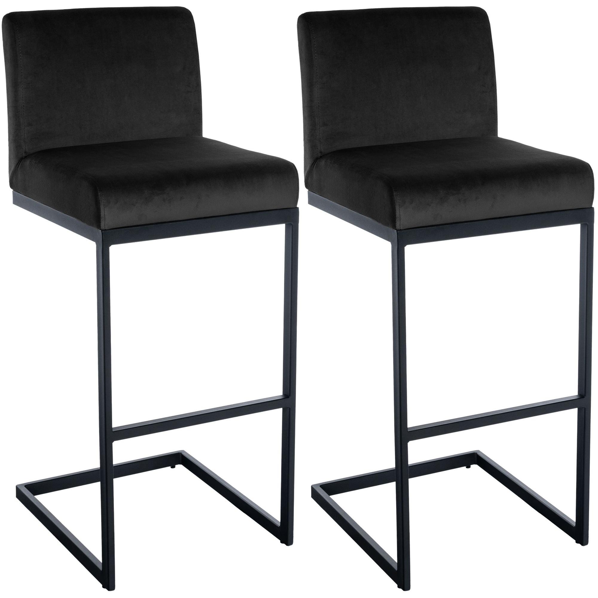 2er Set Barhocker Hopewell Samt B