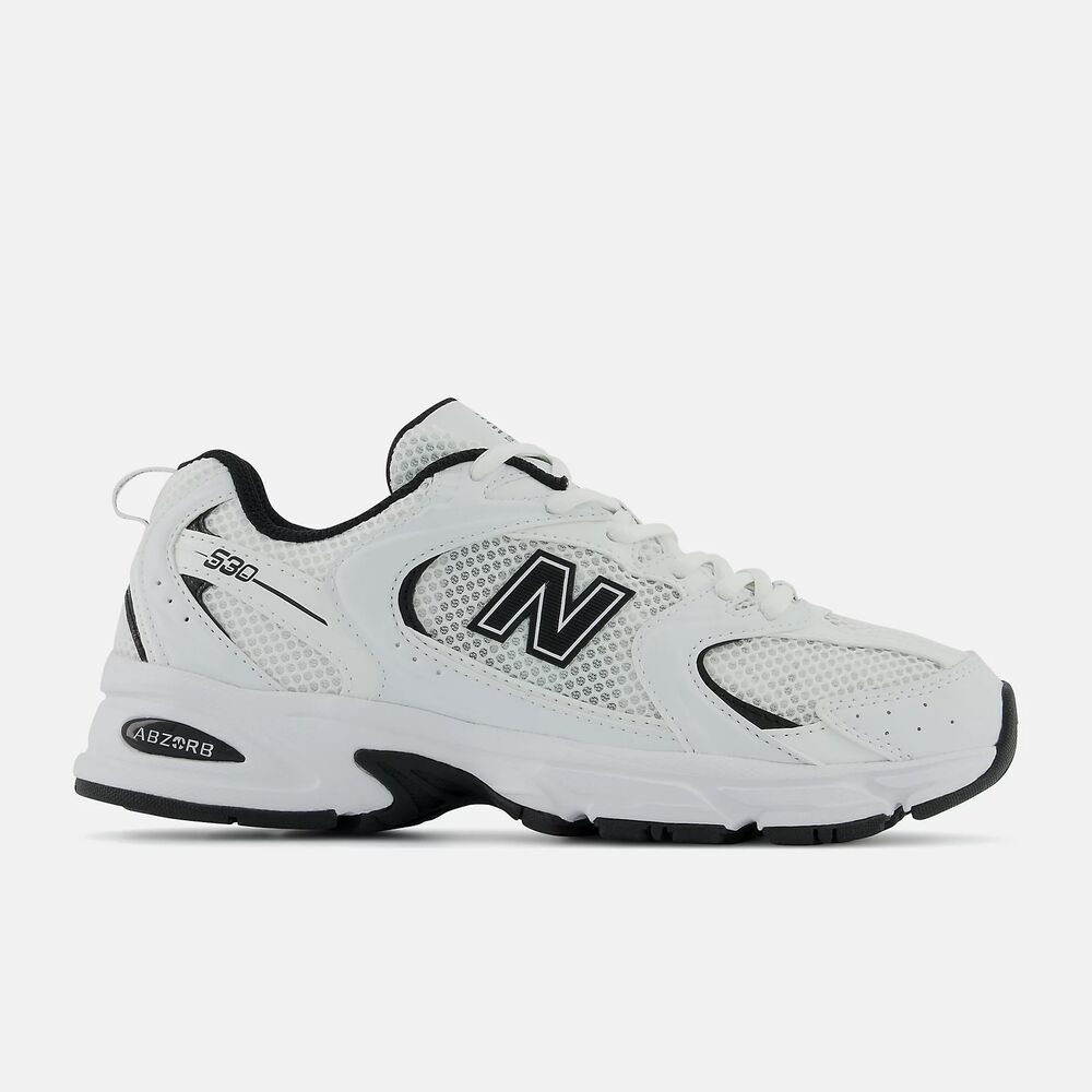 Zapatillas New Balance 530 Blanco-Negro White con black