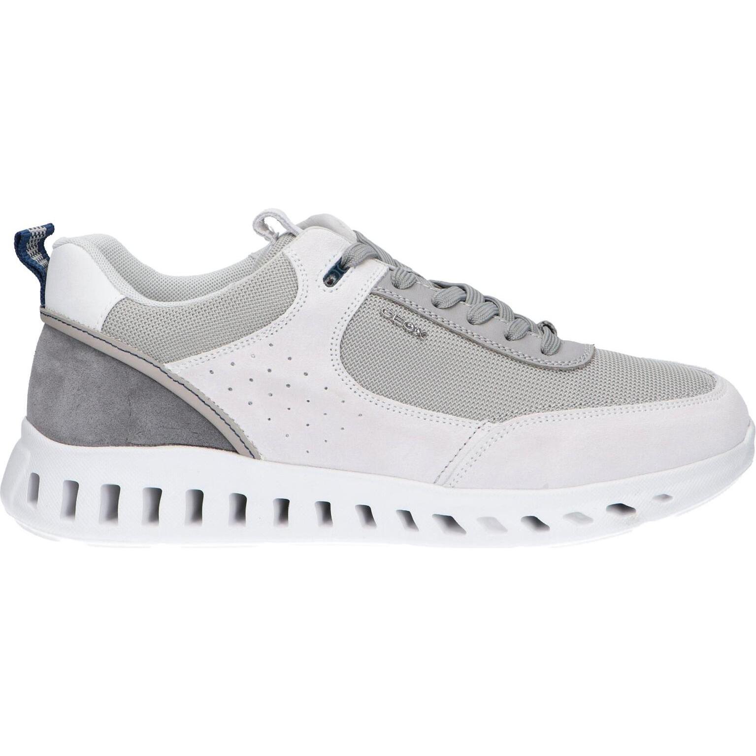 Men's sneakers geox u25dya 02214 u outstream c0856 off white-lt gray