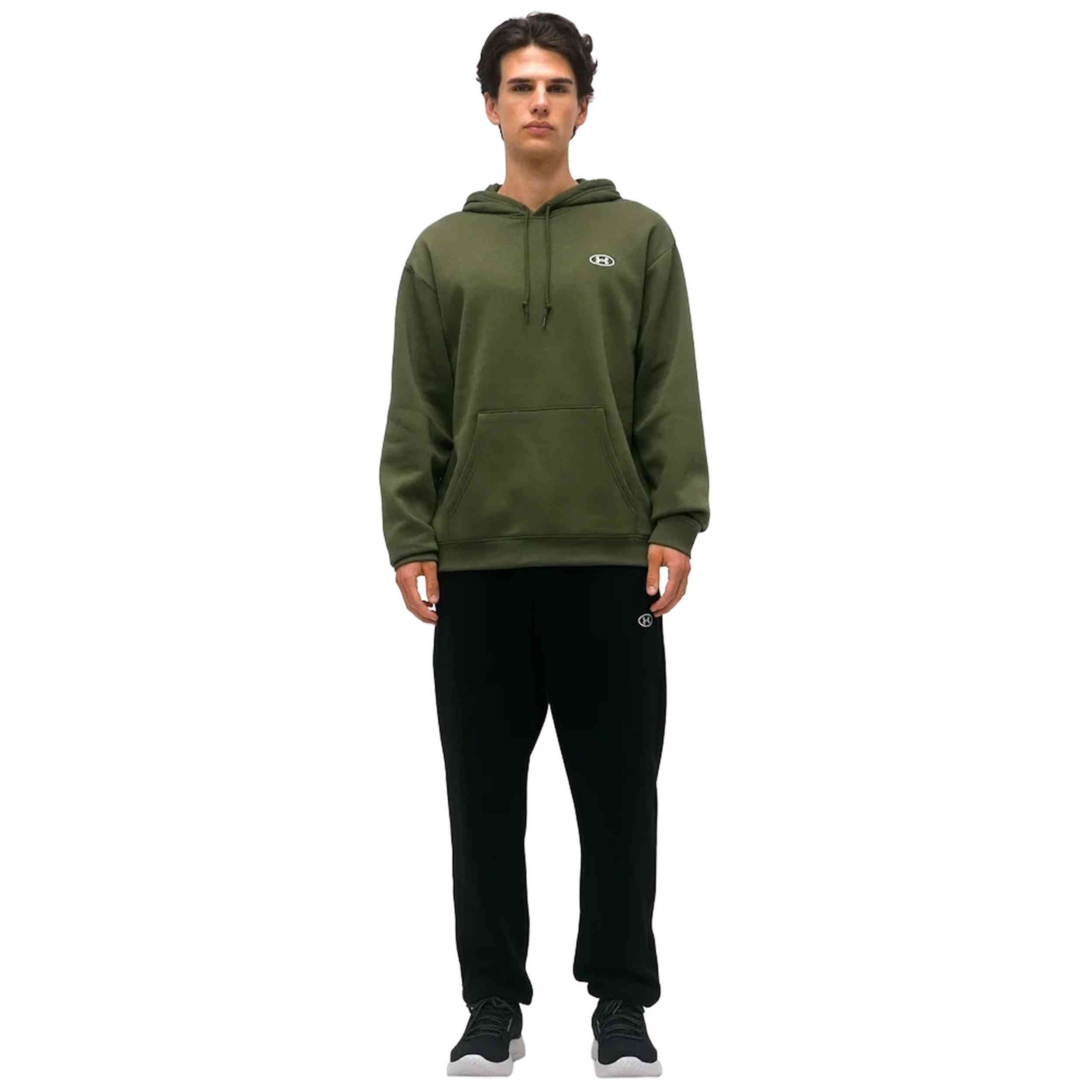 Sudadera Under Armour modelo Ua Rival Flc Hoodie en color Verde