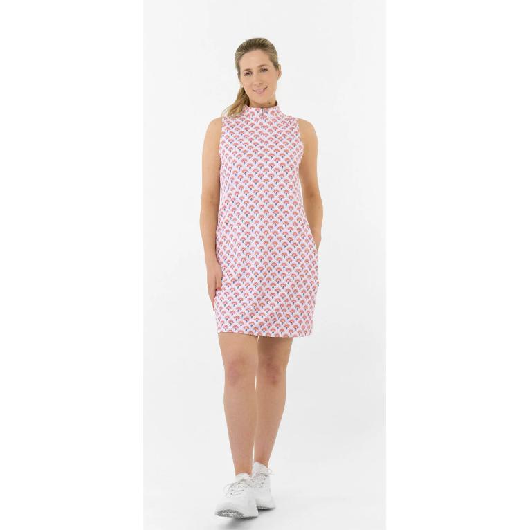 Vestido de golf sin mangas Miley de Lamprelle Golf - Puesta de sol mediterránea