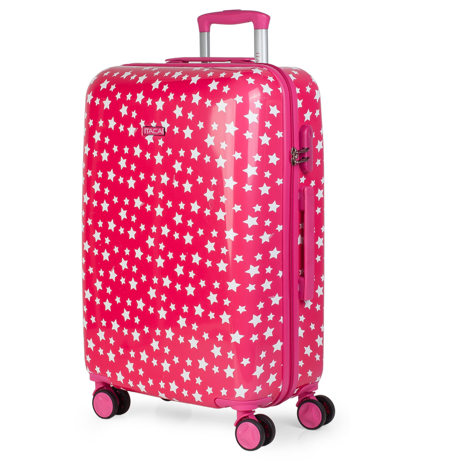 Maletas De Viaje Infantiles Mediana. Maleta Niña E Niño 4 Ruedas. Maletas Medianas De Material PC Resistentes Y Ligeras. Maleta Niños Con Ruedas 20Kg, 65Cm  ITACA