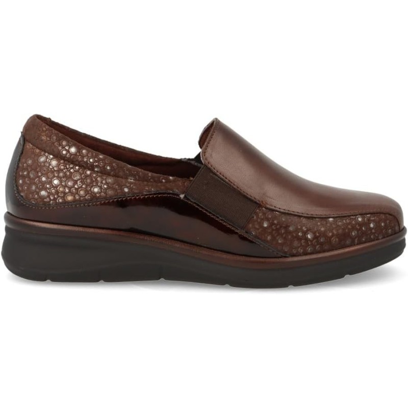 Zapatos casual mujer PITILLOS 10702 MARRON MANOLETINA ELASTICOS MARRON 36814 25I