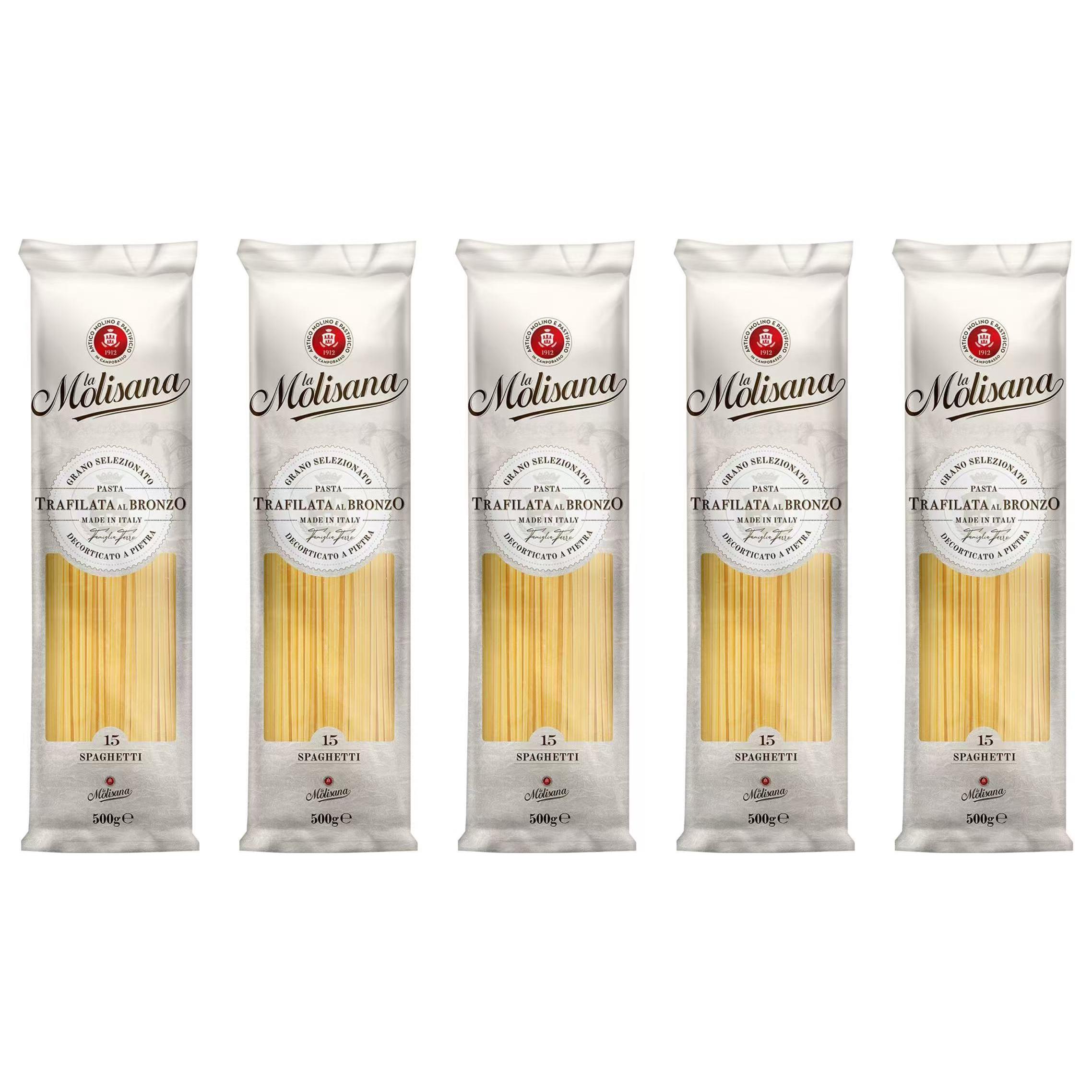 LA MOLISANA-spaguetti N.15 5bolsa *500 g-LINGUINE MOLISANA Nº6 5BOLSA*500 GR-penne rigate N.20 5* 500 g-rigatoni N.31 5bolsa* 500 g-MACCHERONI Nº37 5*500G-farfalle rigate N.66 5*500G-FUSILLI Nº 28 5*500G-Cous cous 1KG*3BOLSA