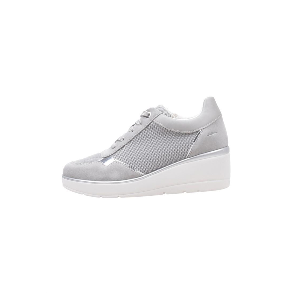 Geox D ILDE A Deportivas Plataforma mujer Gris