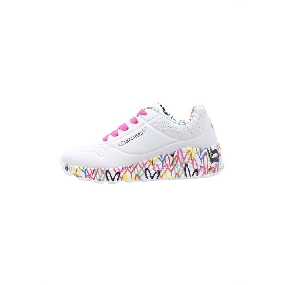 Skechers UNO LITE-LOVE Deportivas Planas niña Blanco