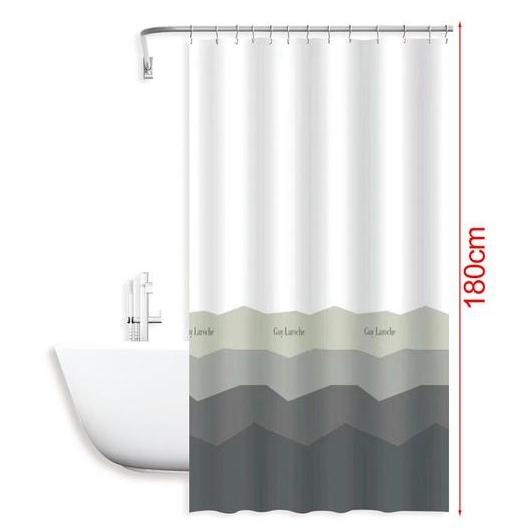 C.A | Cortina de Ducha Impermeable 🚿 | Poliéster | Antimoho | 180x180 cm | Baño Moderno