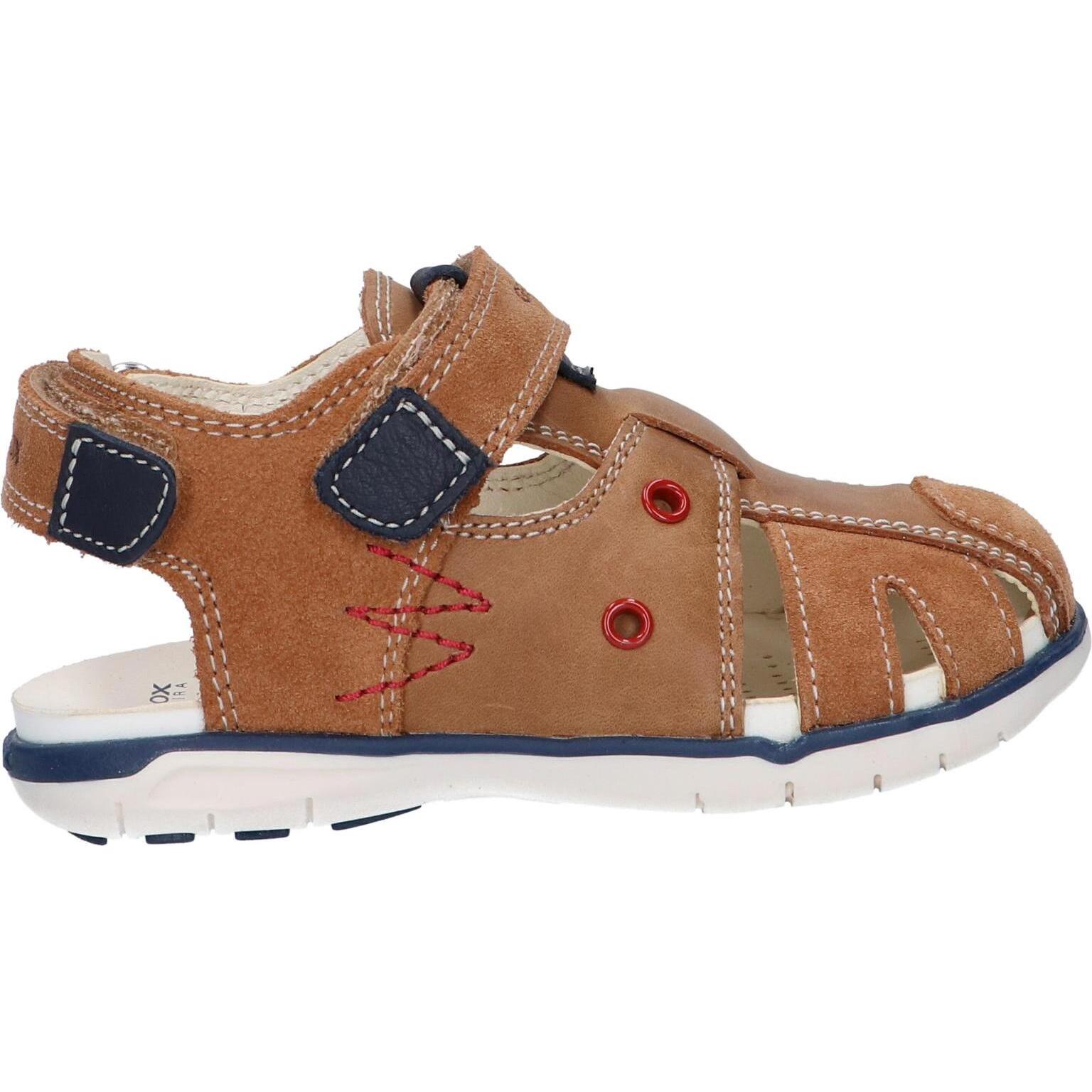 Geox b154lb 022cl b delhi c5102 caramel boy's sandals