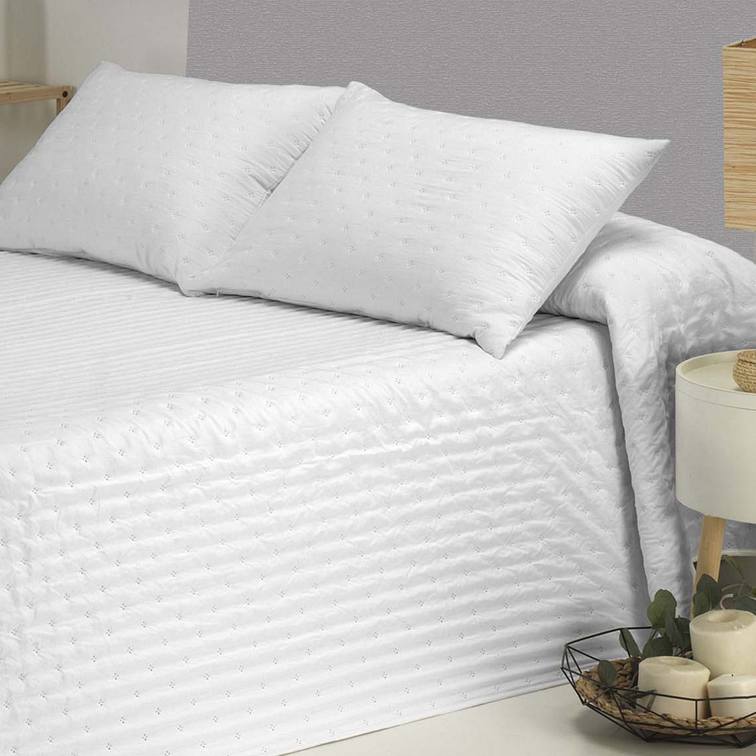 Colcha Lisa Reversible para Cama – Ligera, Suave y Transpirable, Ideal para Entretiempo con Diseño Elegante para tu Dormitorio D.N. MODA HOGAR SL