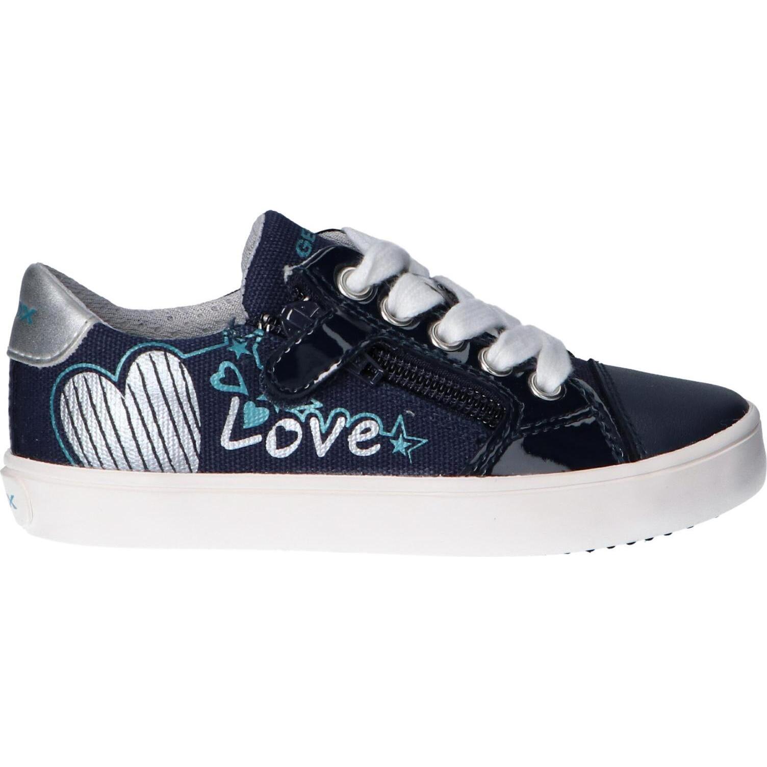 Geox j024nb 01002 j gisli cf4n4 navy girls' sneakers