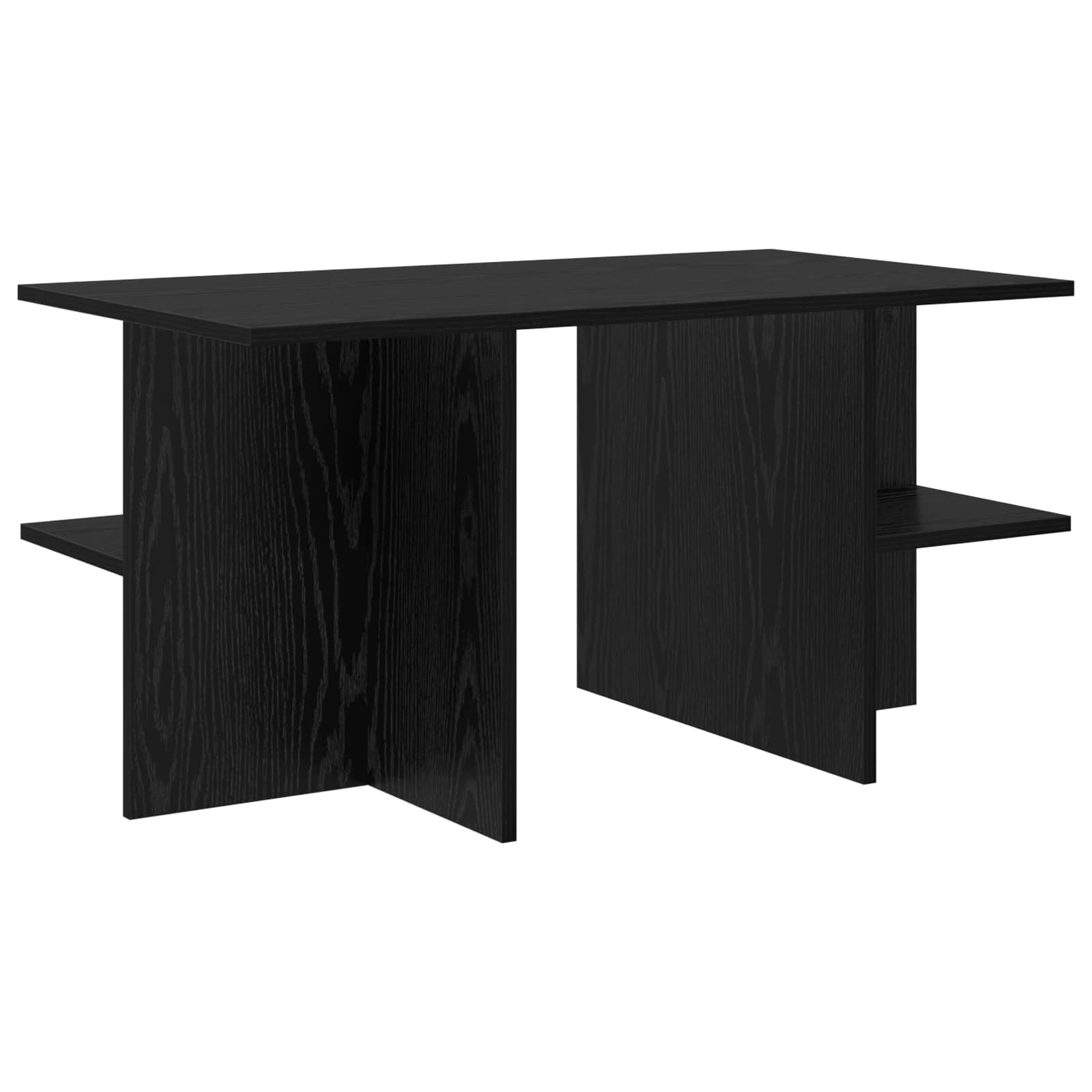 vidaXL Mesa de Café 87 x 50 x 45 cm Madera de ingeniería Multicolor