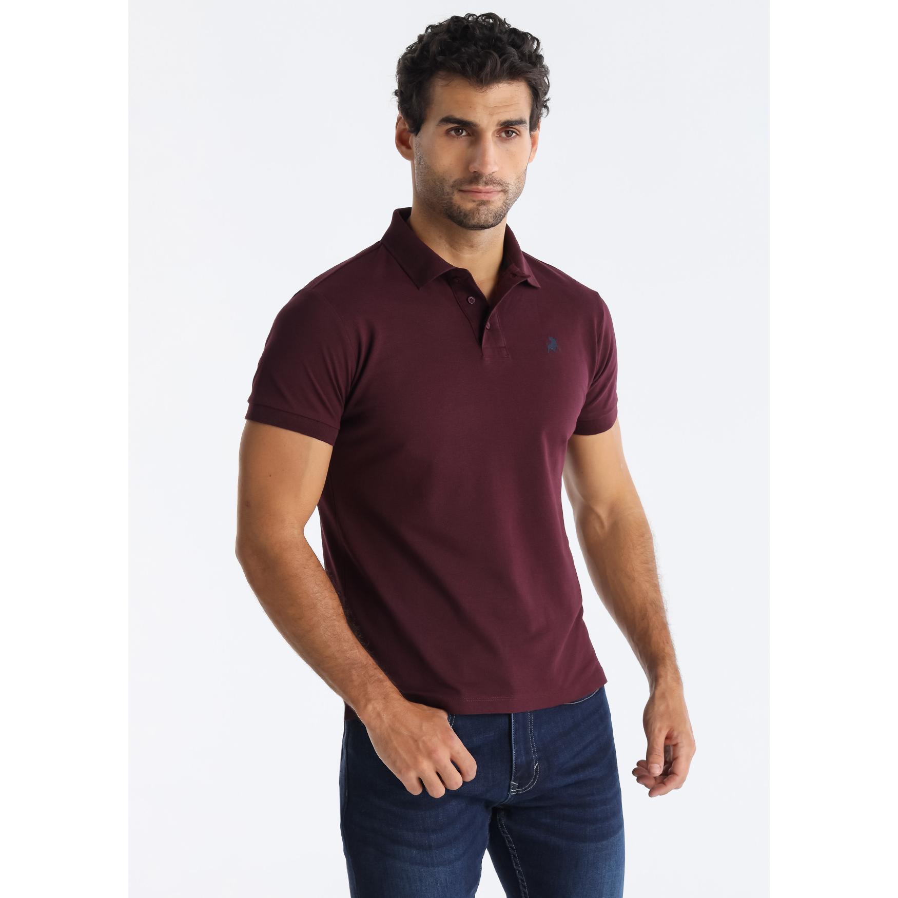 LOIS JEANS - Polo basico manga corta logo toro en el pecho
