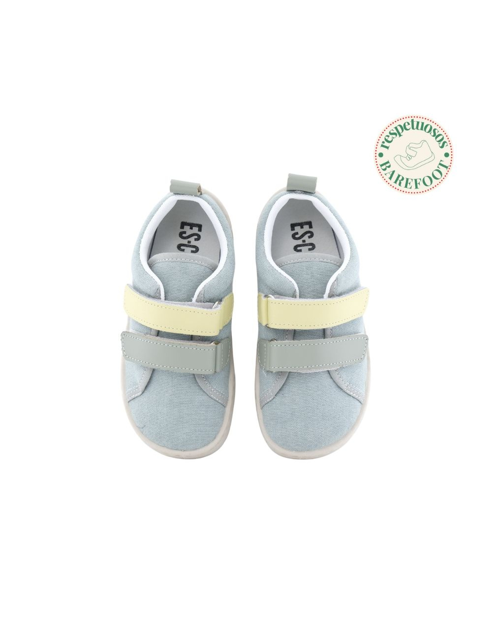 ZAPATO DEPORTIVO ESCOOLERS RESPETUOSO LOARRE DOBLE VELCRO LONA