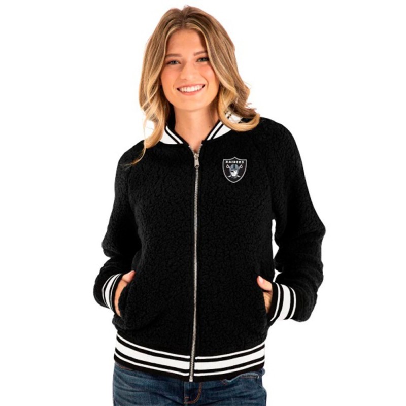 BEISBOLERA NEW ERA NEGRA RAIDERS SHERPA 14.178178 BKBK LASRAI