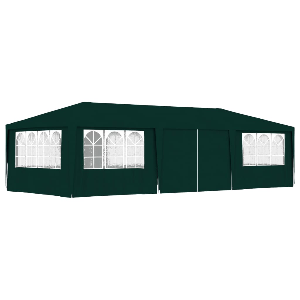 vidaXL Carpa Profesional para Fiestas con Paredes 4x9m Tienda Toldo Color Blanco, Antracita, Verde y mas