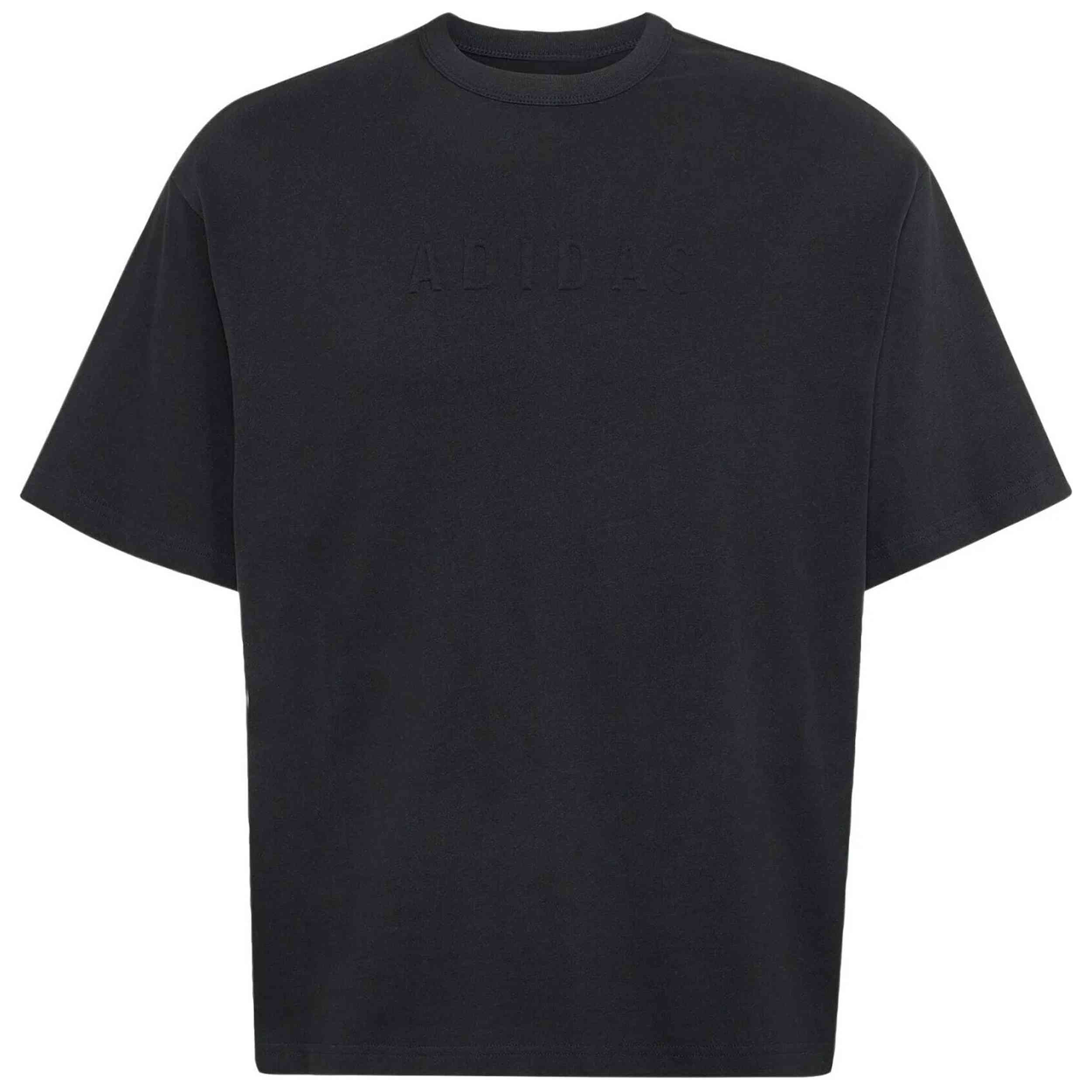 Camiseta De Manga Corta Adidas modelo SoftLux para hombre y mujer en color Negro