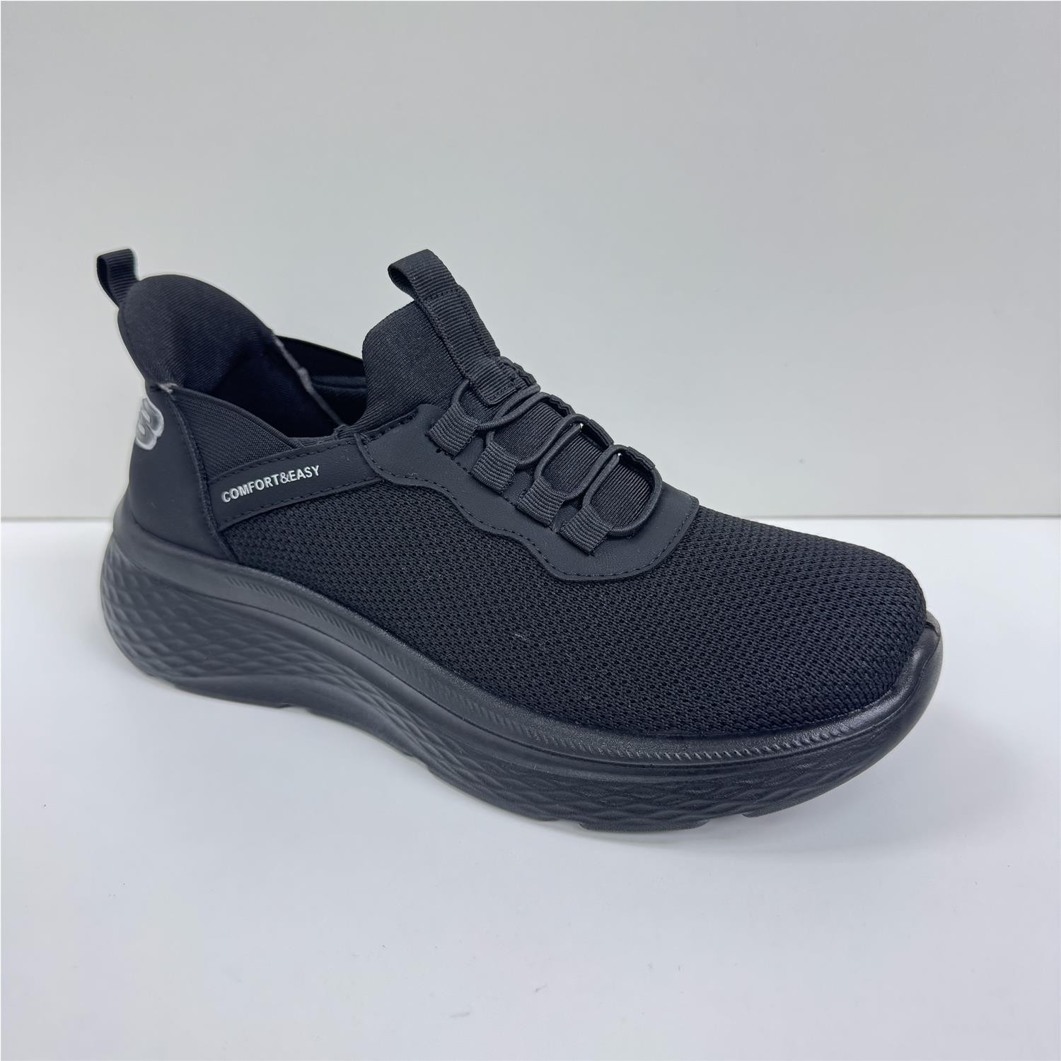 Deportiva Lona Piso Confort Negro