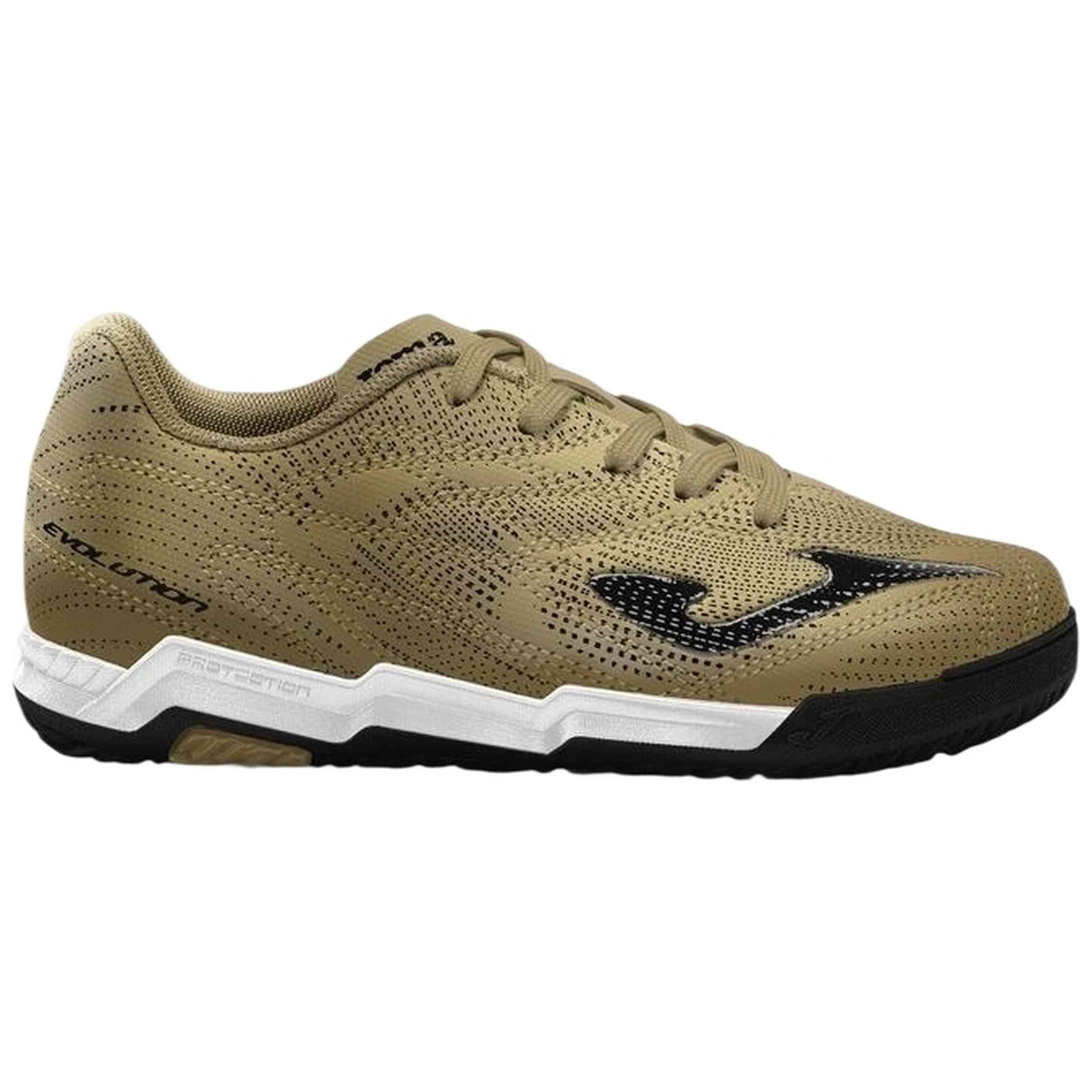 Botas Joma modelo Evolution Jr 2617 Petróleo Turf en color Dorado