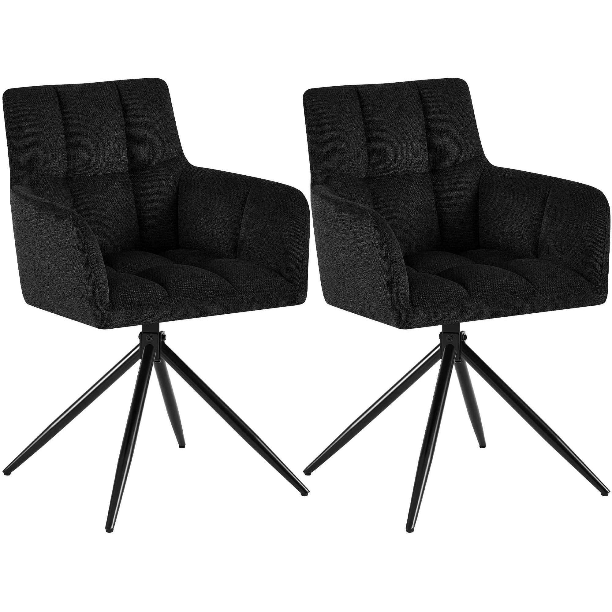 2er Set Esszimmerstuhl Jonah Stoff