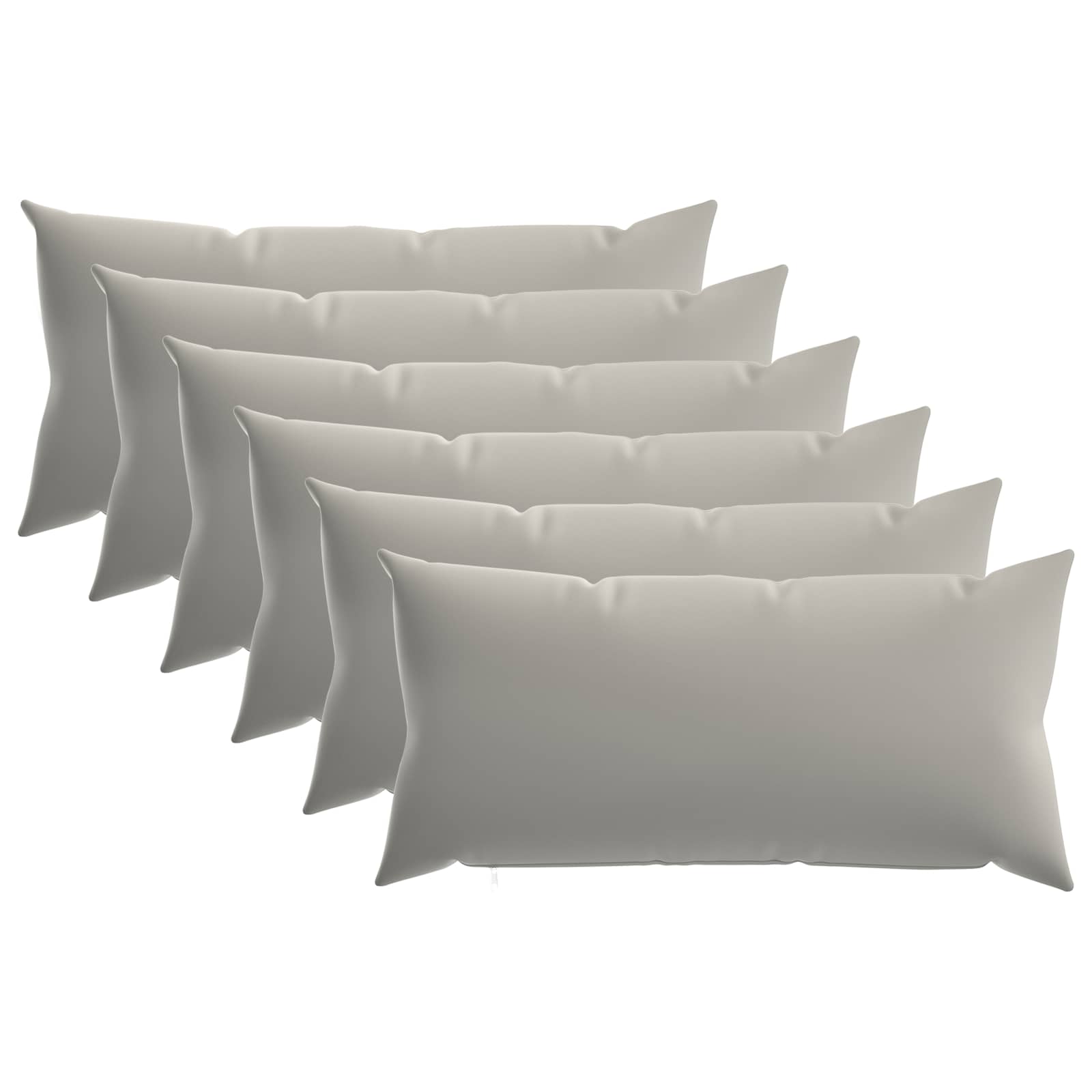 vidaXL Funda de almohada 6 uds. HEERLEN  40 x 70 cm Poliéster Multicolor
