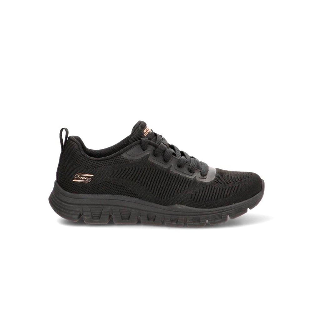 Skechers - Zapatillas casual mujer Sport B Lite negro-negro cómodas y ligeras con amortiguación superior para largas jornadas diarias