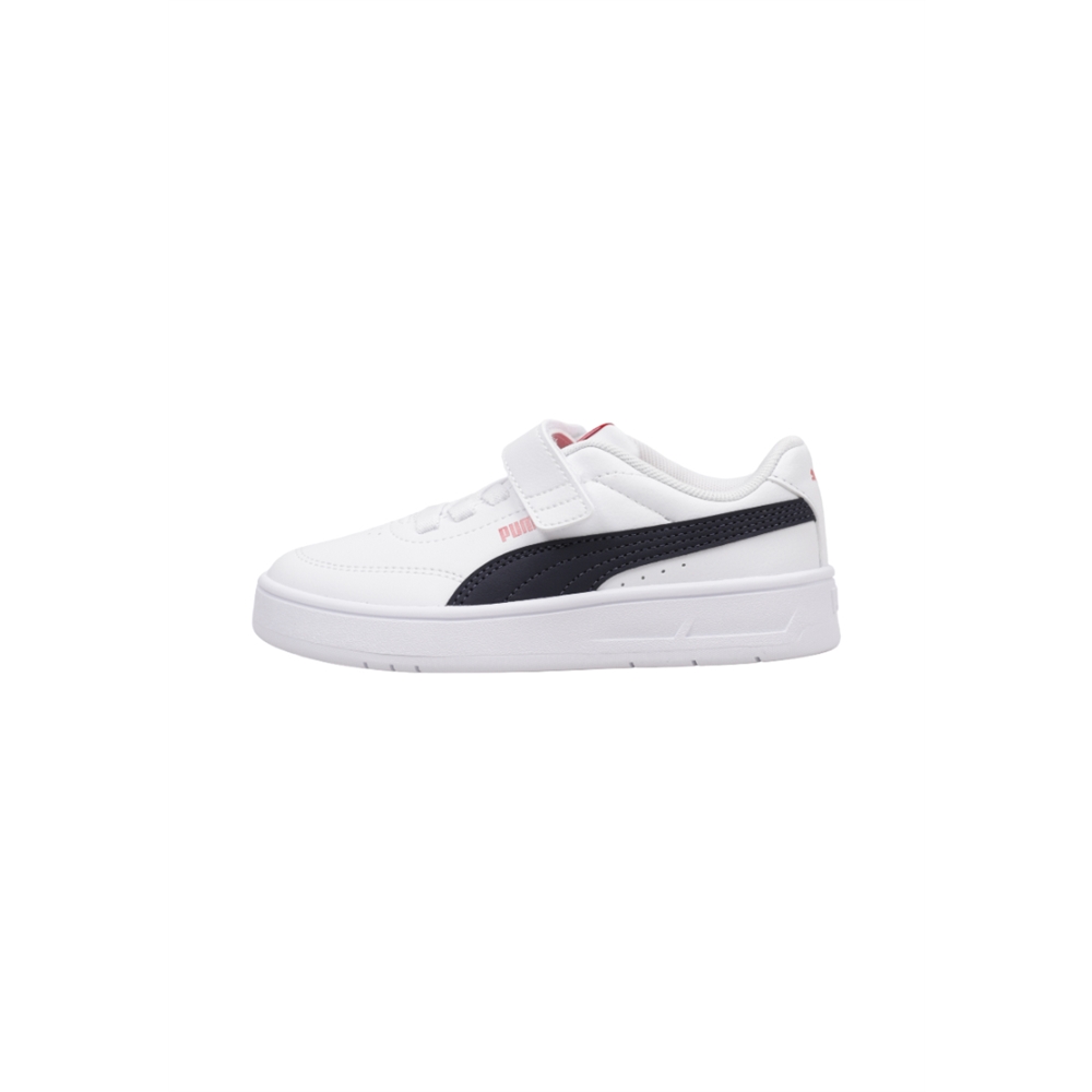 Puma COURT CLASIC CLEAN  Deportivas Con Velcro Niño Blanco