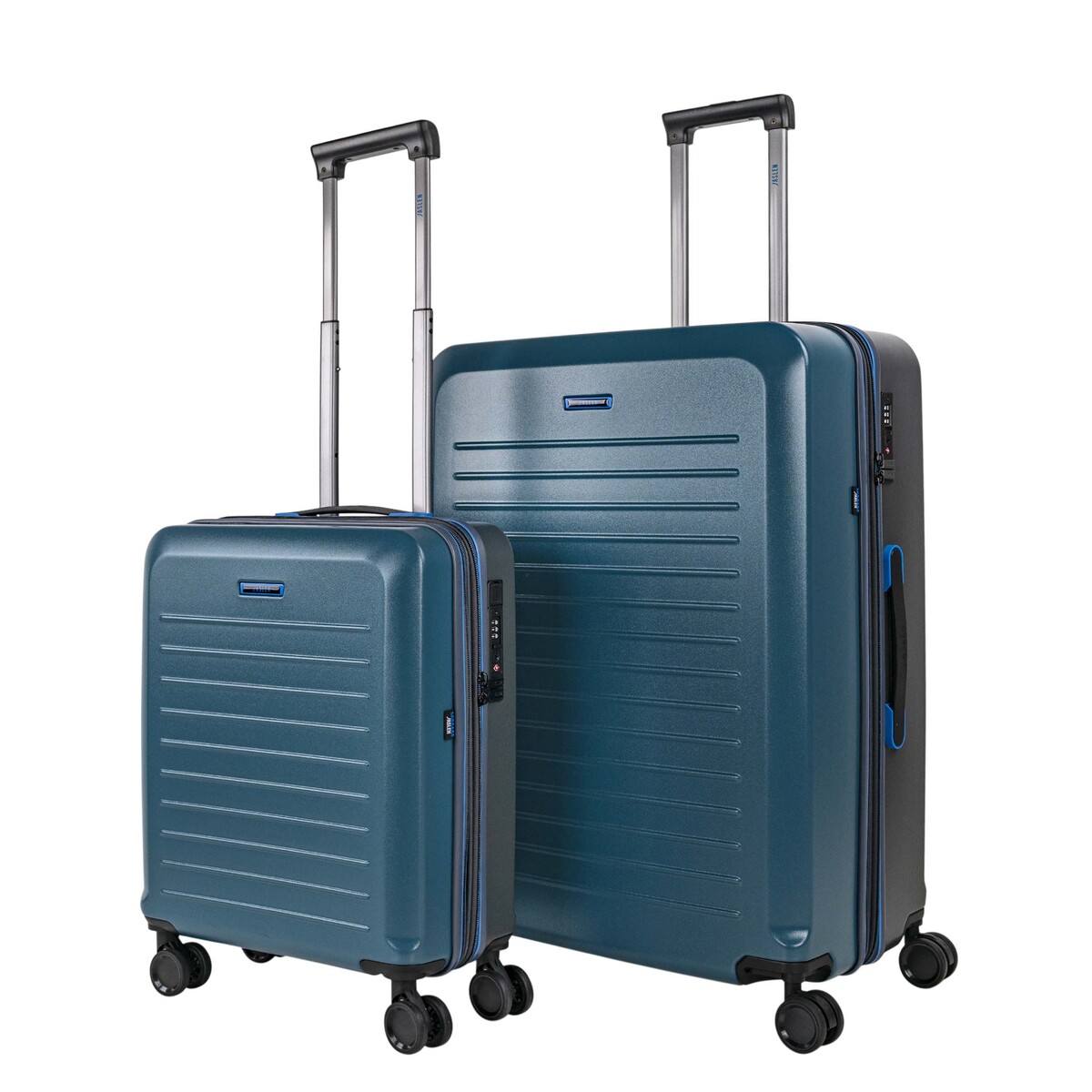 Jaslen - Jaslen Juego Maletas De Viaje Rígidas Trolley Con Candado De Combinacion TSA Y 4 Doble Rueda 360° Set Maletas De Viaje Ligeras Y Resistentes . Maleta Extensible