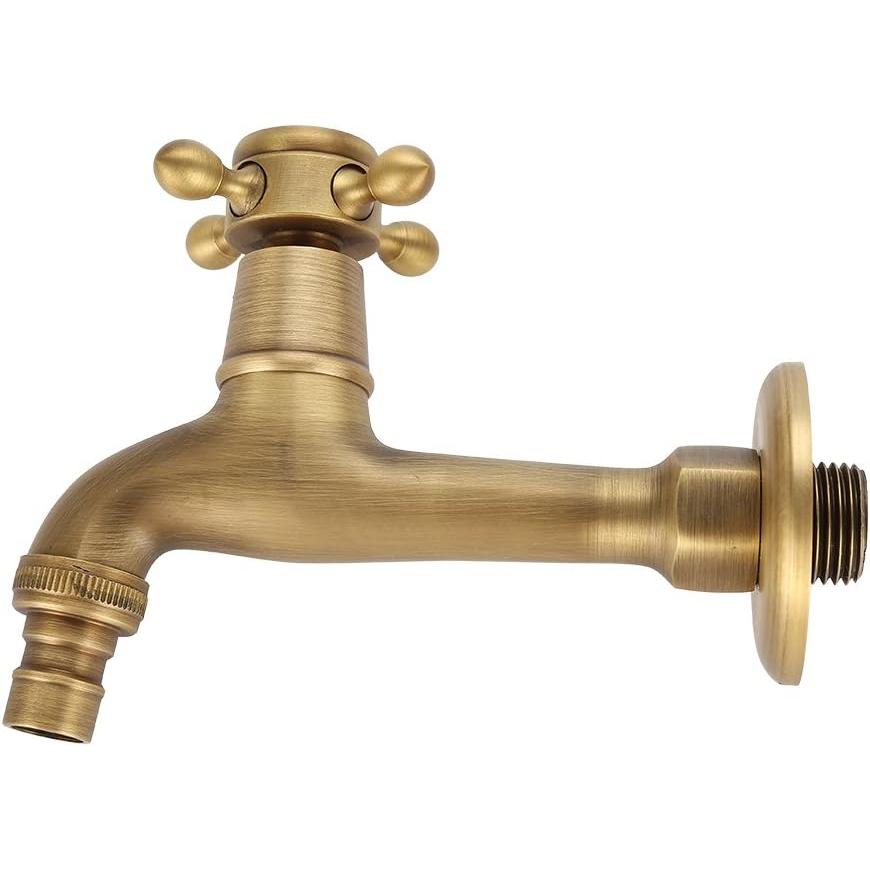 Water Faucet Stainless Steel Wall Mount Washing Machine Tap Garden for Garden Bathroom Basin Kitchen Sink