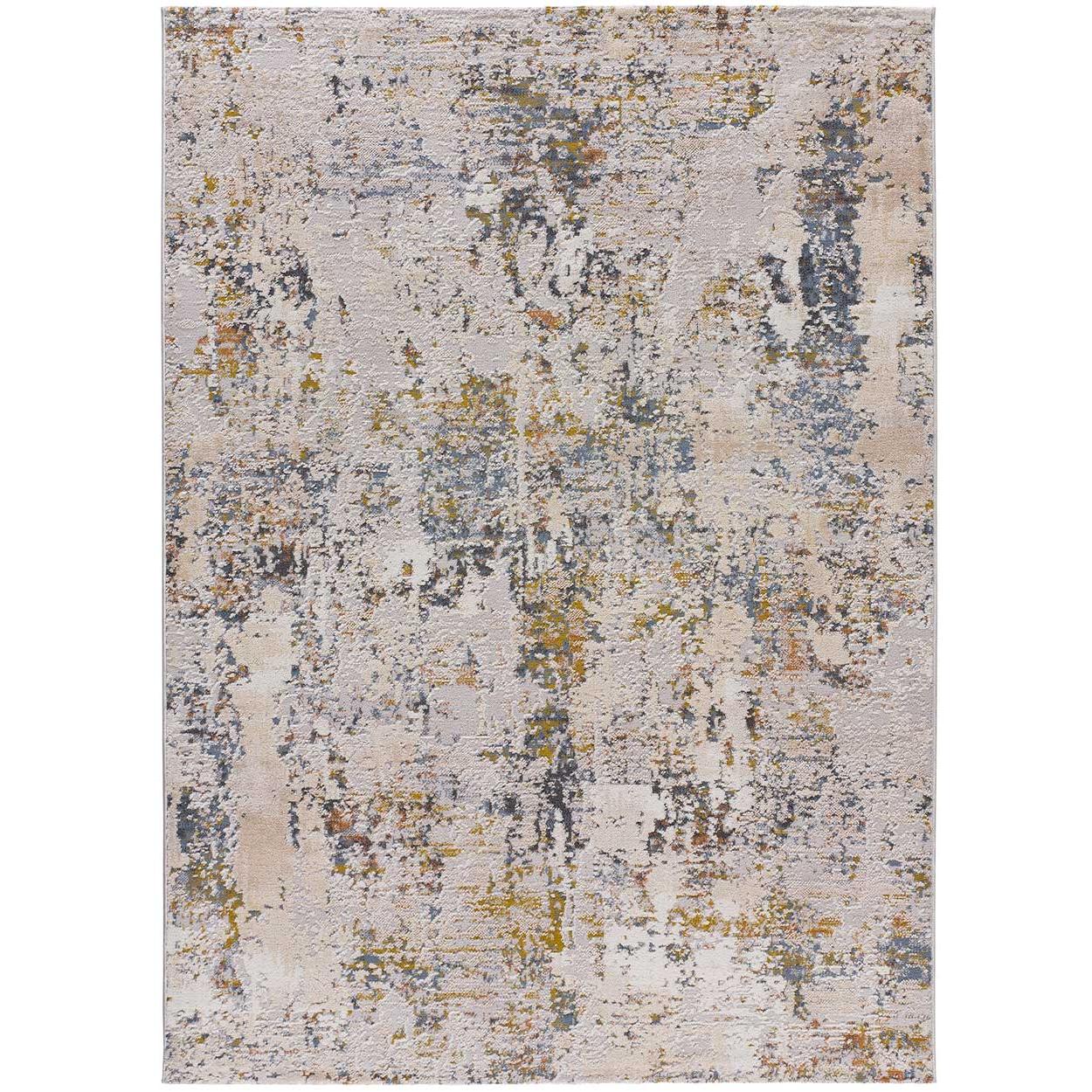 ATTICGO Alfombra de Interior Estilo Mosaico en Multicolor - Springs 2503 | 77X150, 115X170, 134X200, 154X230 cm