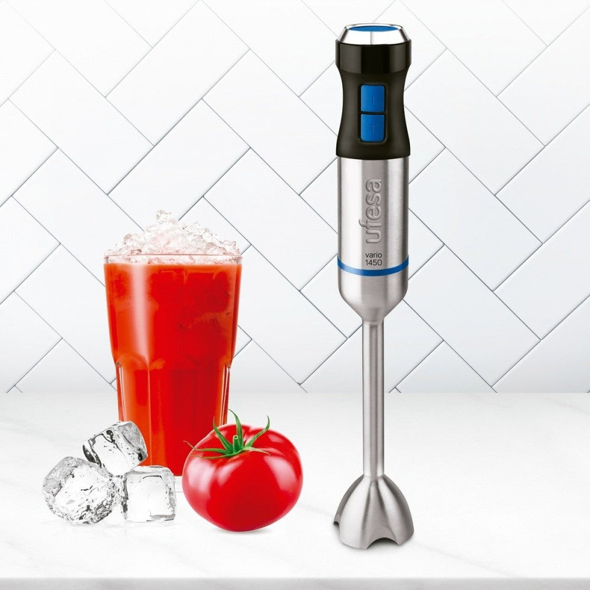 Ufesa – Batidora de varilla Ufesa BP4762 Vario 1450MAX de 1400W con 20 velocidades.