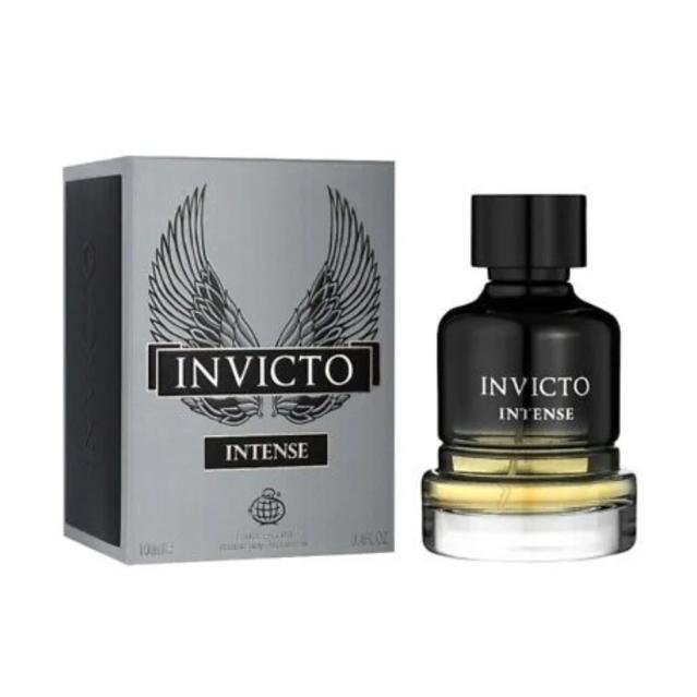 Invicto Intense de Fragrance World 100ml,Perfume árabe de hombre intenso ,duradero, cálido Fragancia masculina NOVEDAD