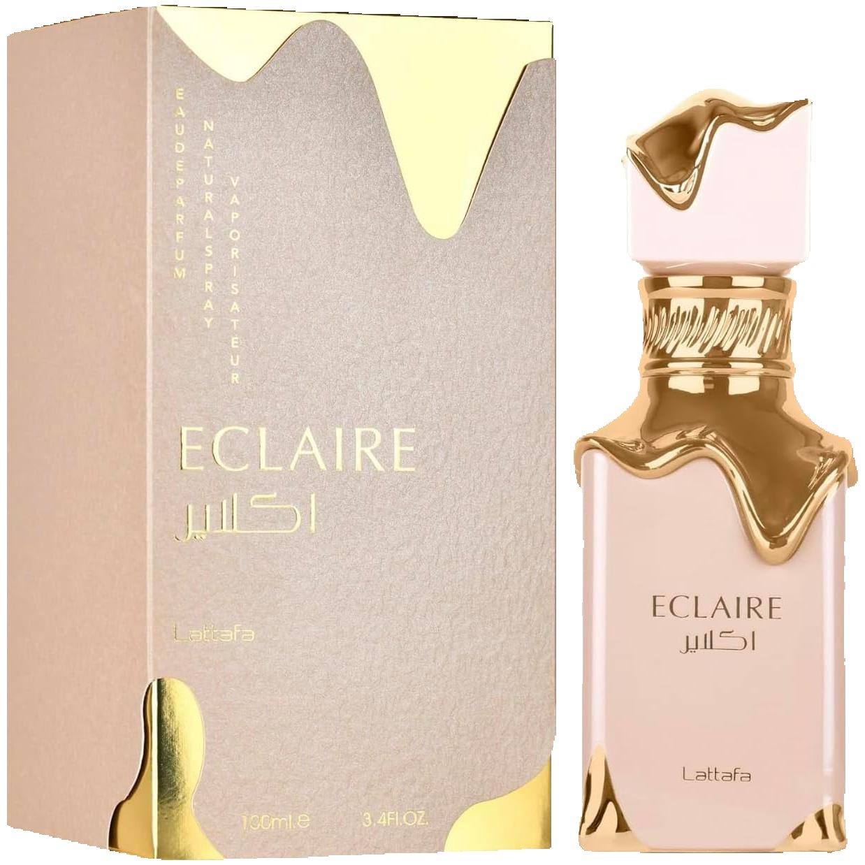 Perfume Árabe Lattafa Eclaire 100Ml Edp Para Mujer - Fragancia Dulce, Cremosa Y Floral De Larga Duración