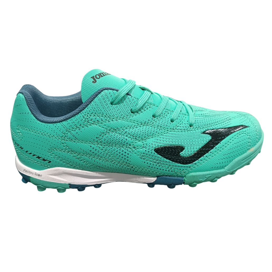 JOMA EVOLUTION TURF CORDON VERDE AZULADO/NEGRO PARA NIÑO 2517