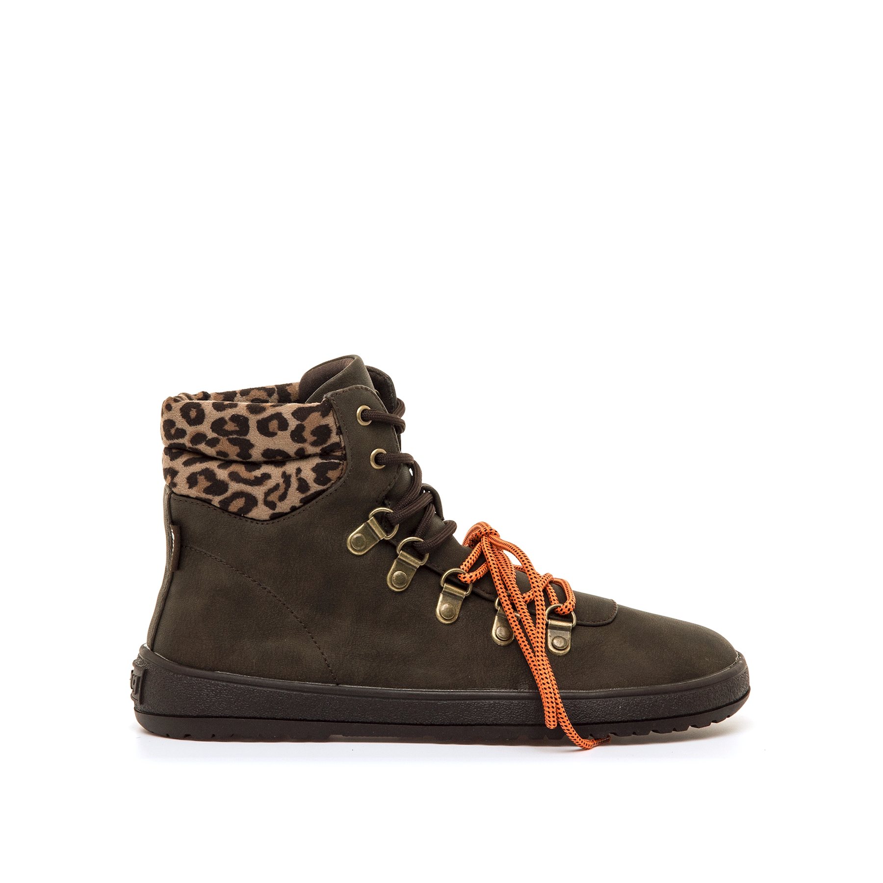 Mustang-MTNG botines planos barefoot mujer free alask marron con cierre cremallera y tipo de puntera redonda