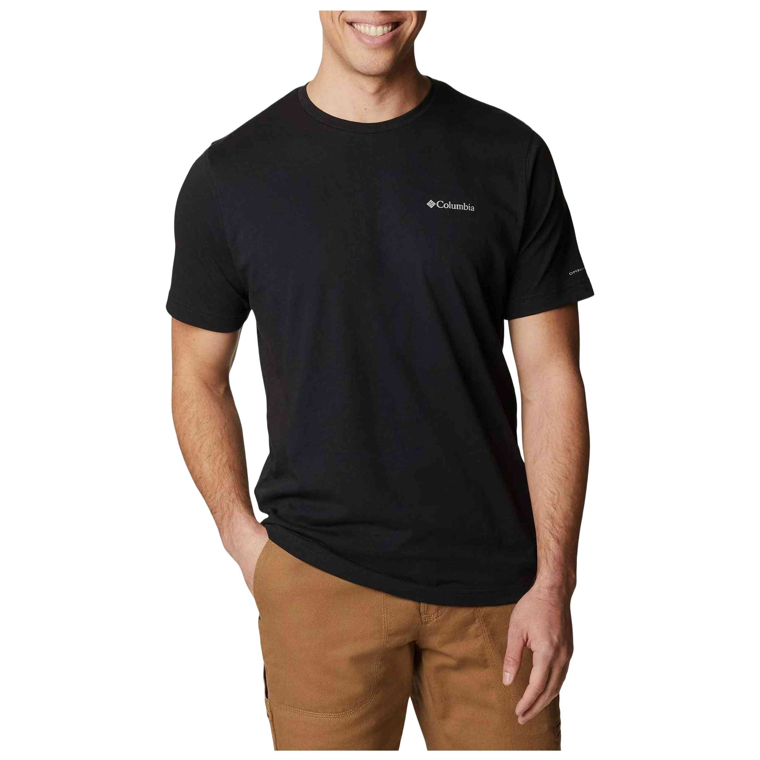 Camiseta De Manga Corta Columbia modelo Camiseta Columbia Thistletown Hills manga corta negro para Hombre en color Negro