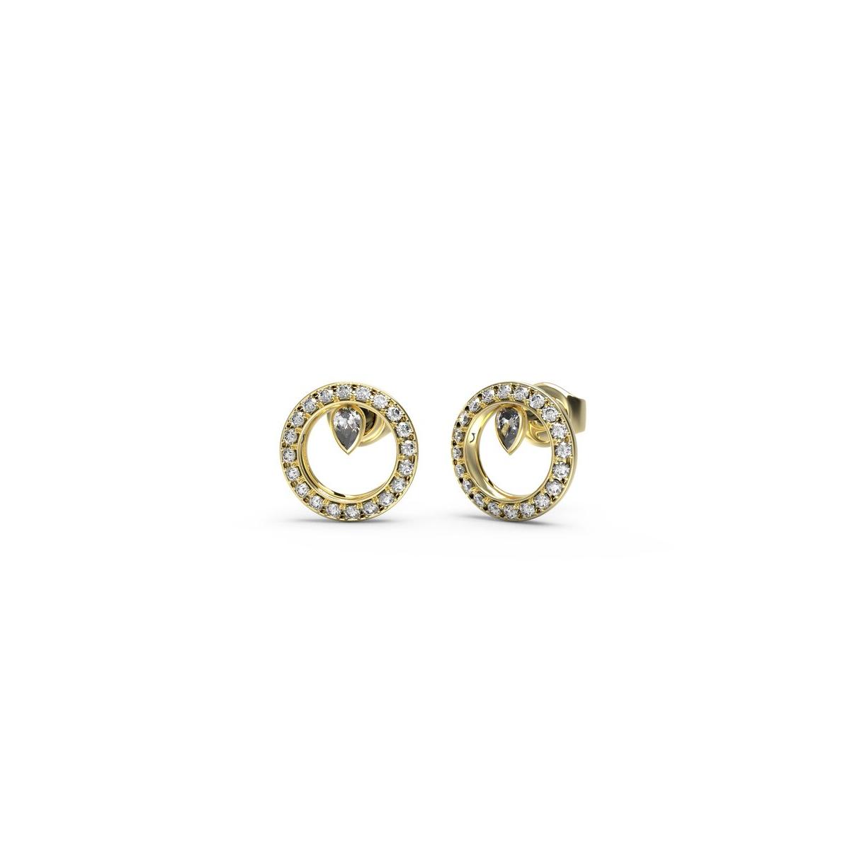 Guess Pendientes Mujer Earrings Tiny Dancer De Acero Dorado Jube04655jwygt-u