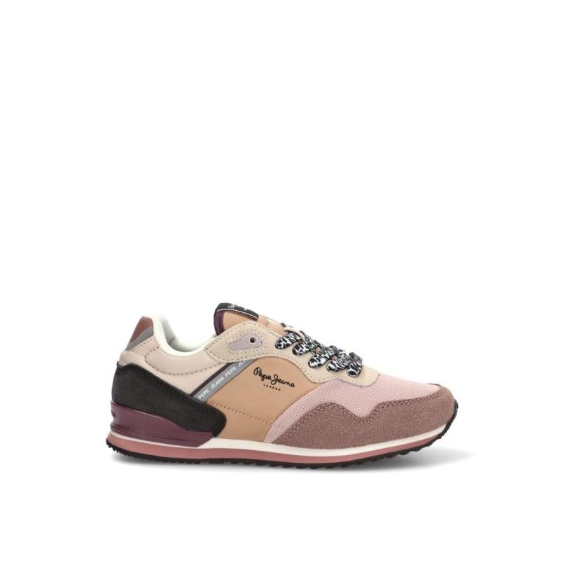 Zapatillas Casual Pepe Jeans - Mujer - Suela Plana - Modelo Pgs400028 - Color Rosa