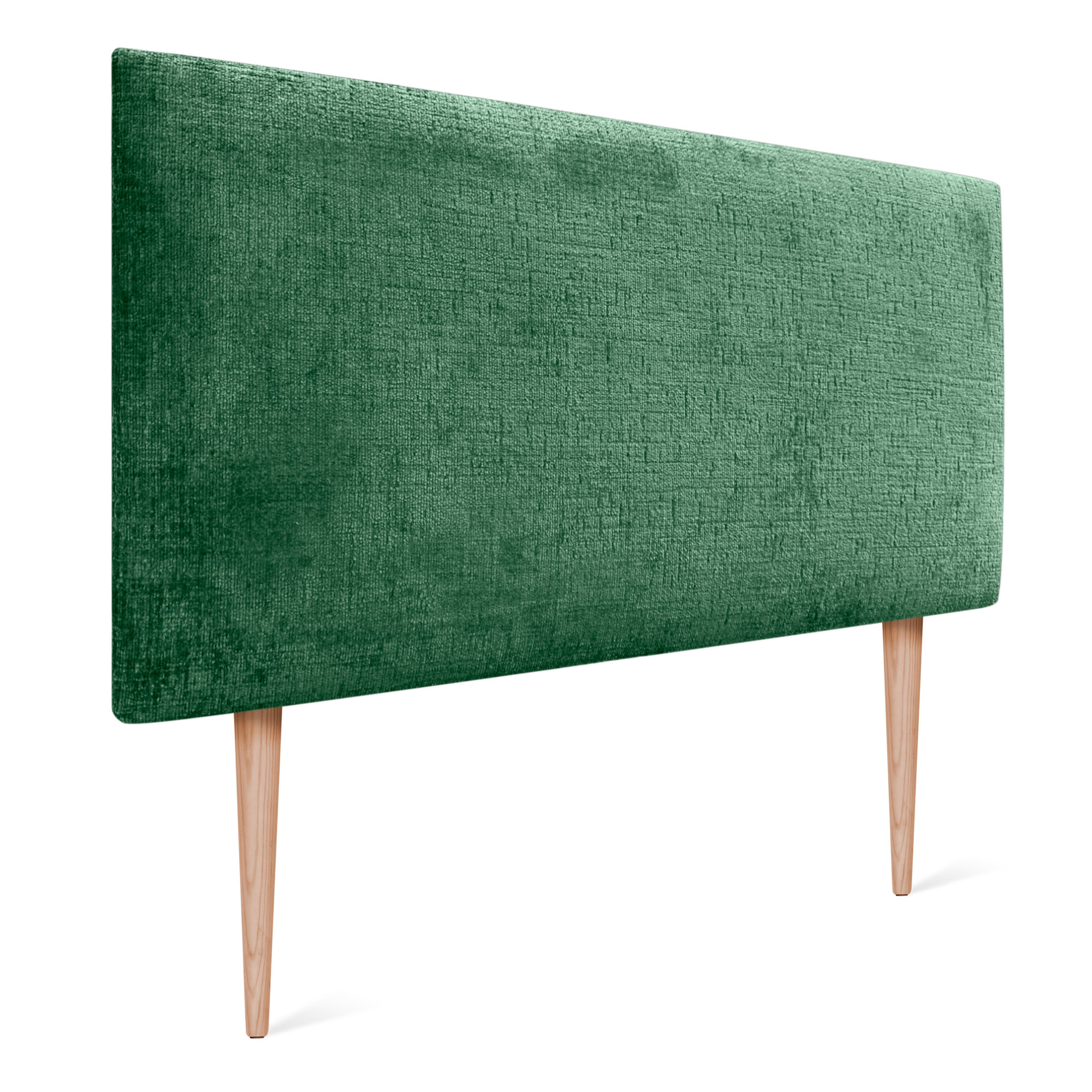 DHOME Cabecero en Lana Liso con Patas Alta Gama Moderno con 8cm Grosor