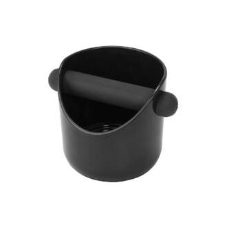 CA Recipiente para café molido, contenedor de posos de café de goma ABS con barra de golpeo extraíble y base antideslizante, accesorio de barista, contenedor para café molido.