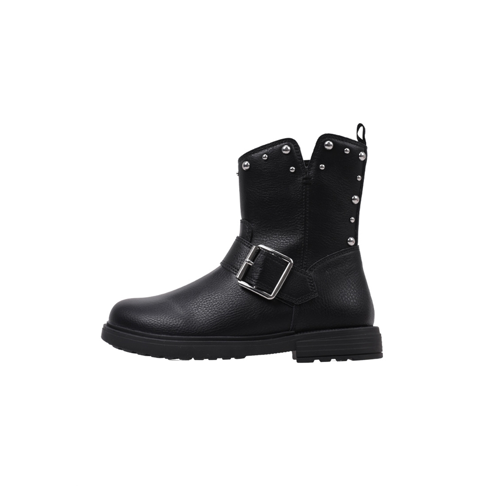 Geox J ECLAIR GIRL K Botas Planas Niña Negro
