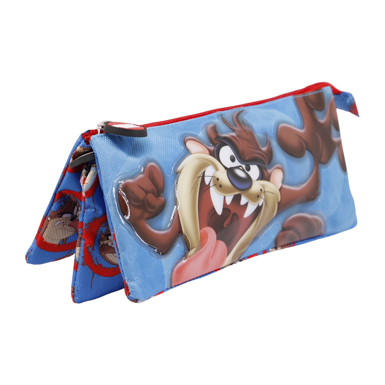 Karactermania Portatodo Triple Looney Tunes Tasmania 11x23.5x5cm - Organización Perfecta - Producto Oficial