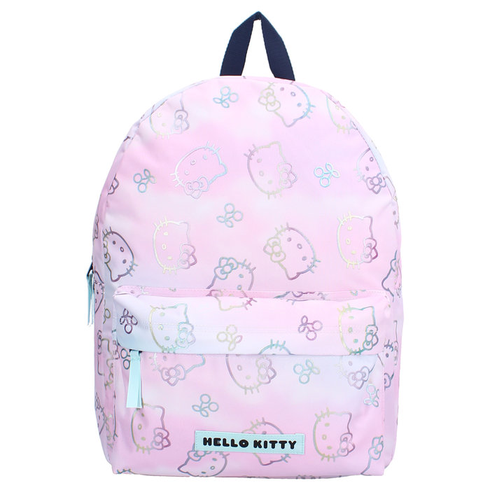 VADOBAG MOCHILA INFANTIL DELANTERO HELLO KITTY PARTY IRIDISCENTE TAKE ME TO THE PARTY 37x26x12 Cms.