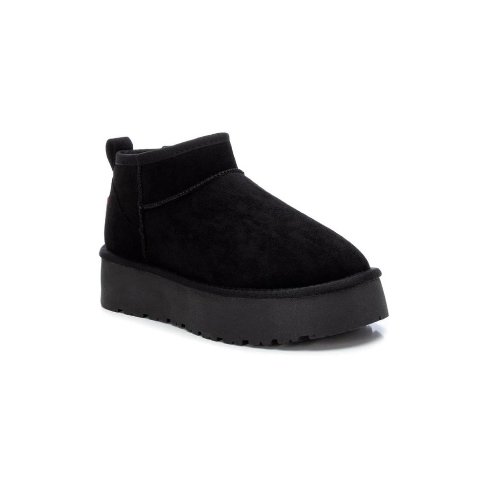 Botines Planos Xti 142212 Mujer Negro