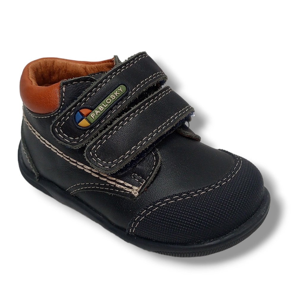 Pablosky Botas Niño 065822 MARINO calzado niños Pablosky Winter ROYALE CORDONETS