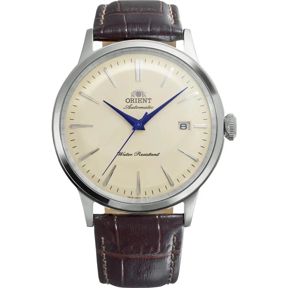 Reloj automático hombre Orient Bambino French Vanilla RA-AC0033Y 40.5mm correa de cuero Calibre F6724