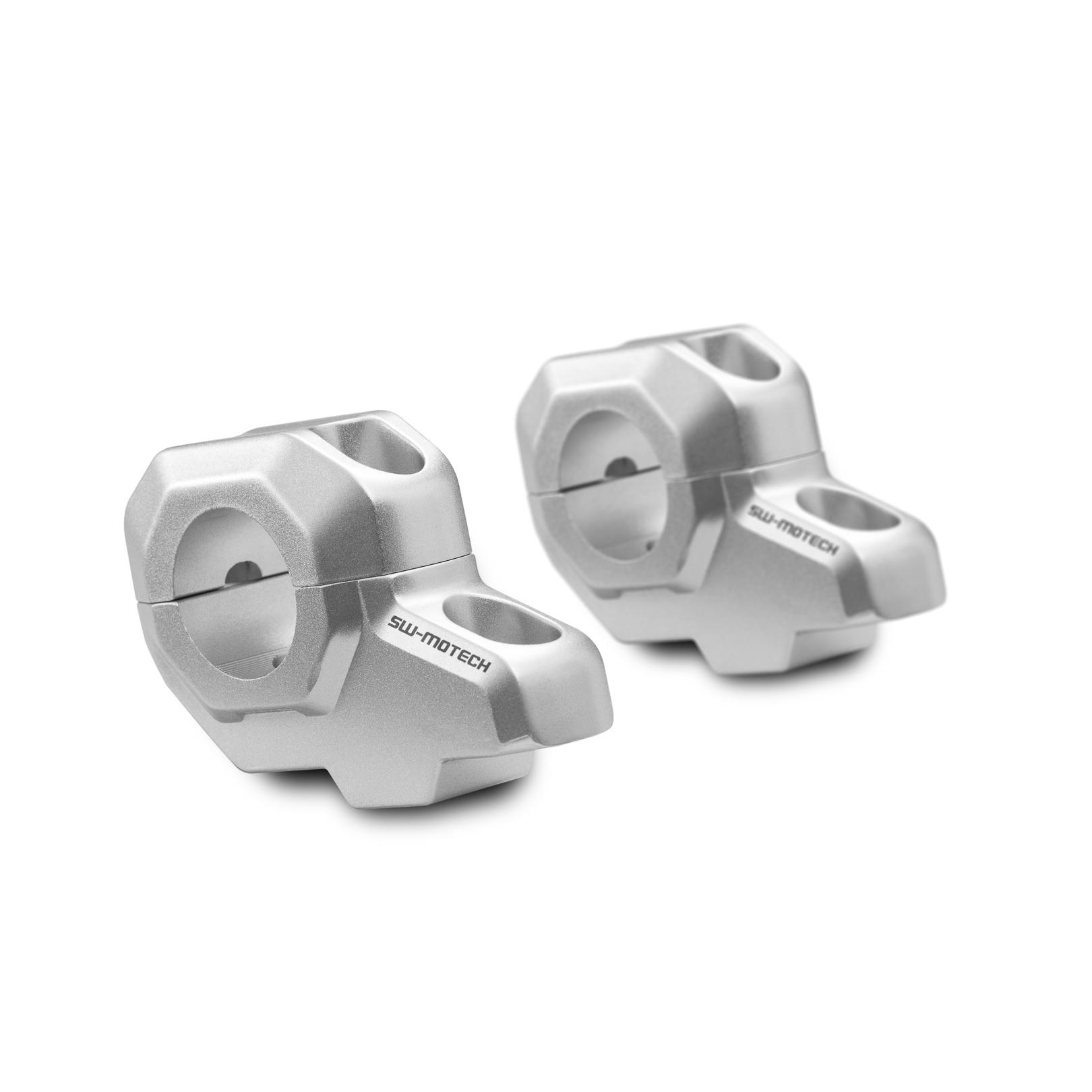 SW-MOTECH - ACERCADOR MANILLAR 28MM ALUM para motocicleta, accesorio exterior resistente y duradero para almacenamiento en moto, compatible con manillares de 28 mm, ideal para uso en carretera y off-road